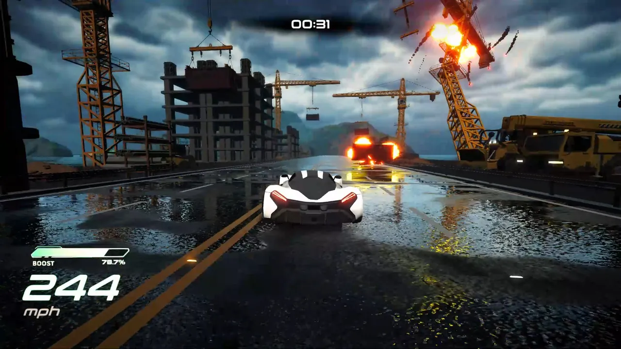Explosive Track - Crazy Action Arcade Racing — combate no jogo