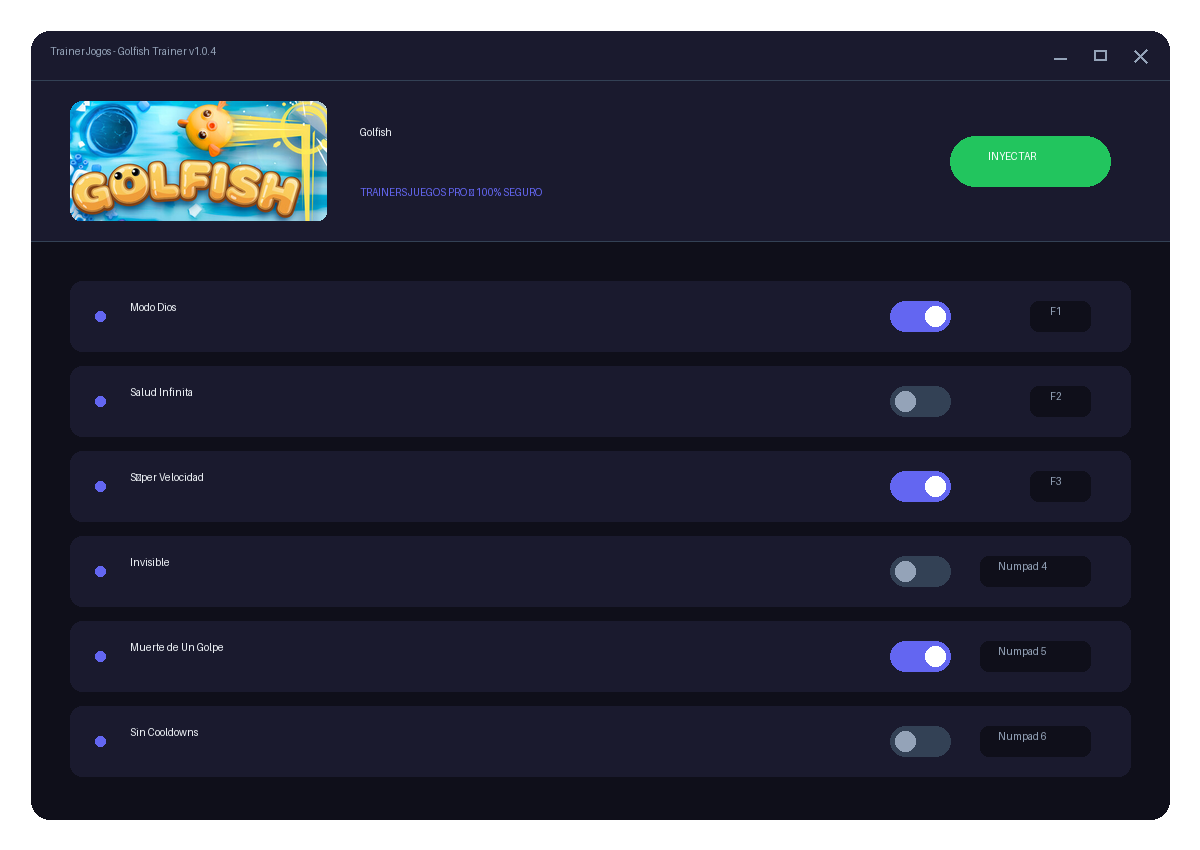 Golfish — exploração