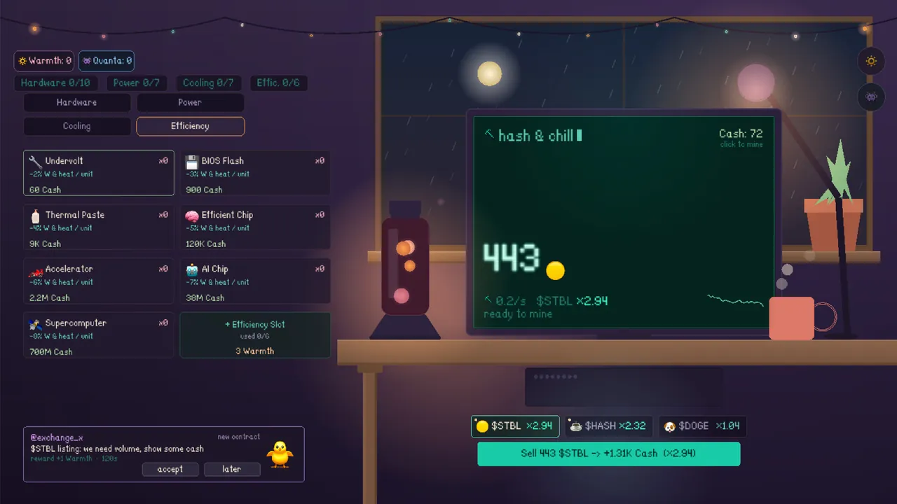 Hash & Chill — gameplay