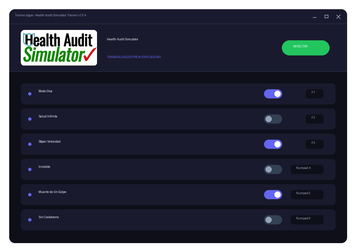 Health Audit Simulator — exploração