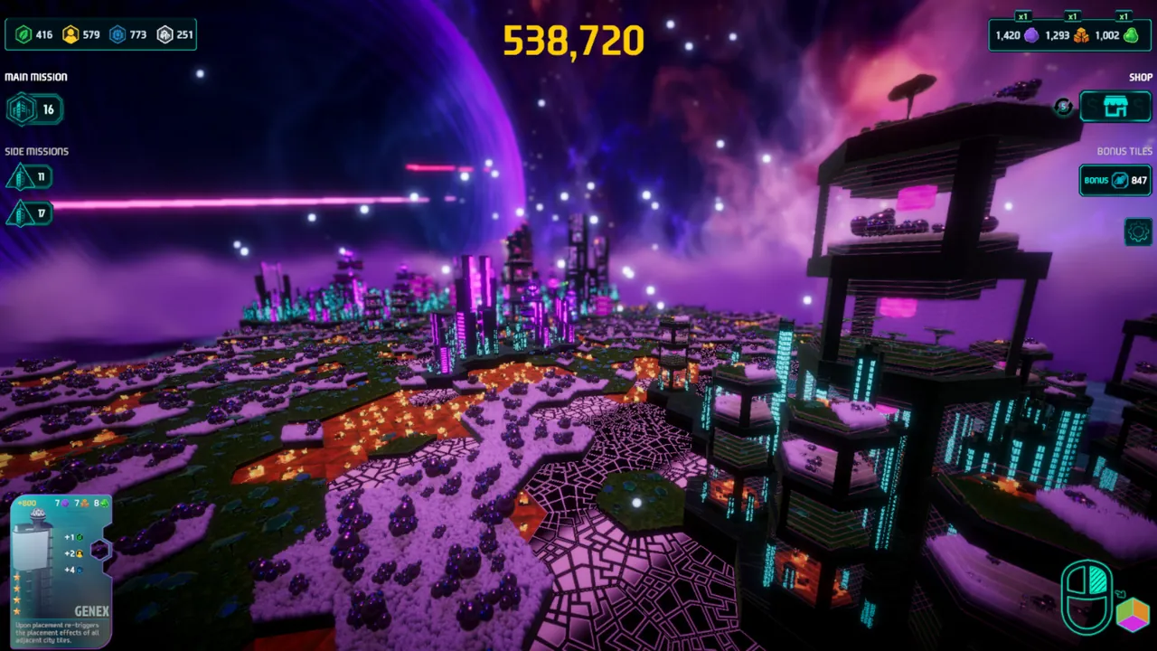 Hexalith — combate no jogo
