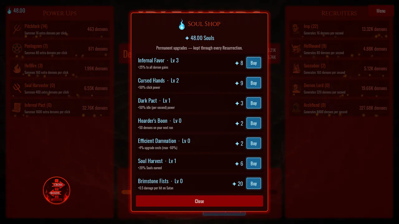 Idle Hands — gameplay