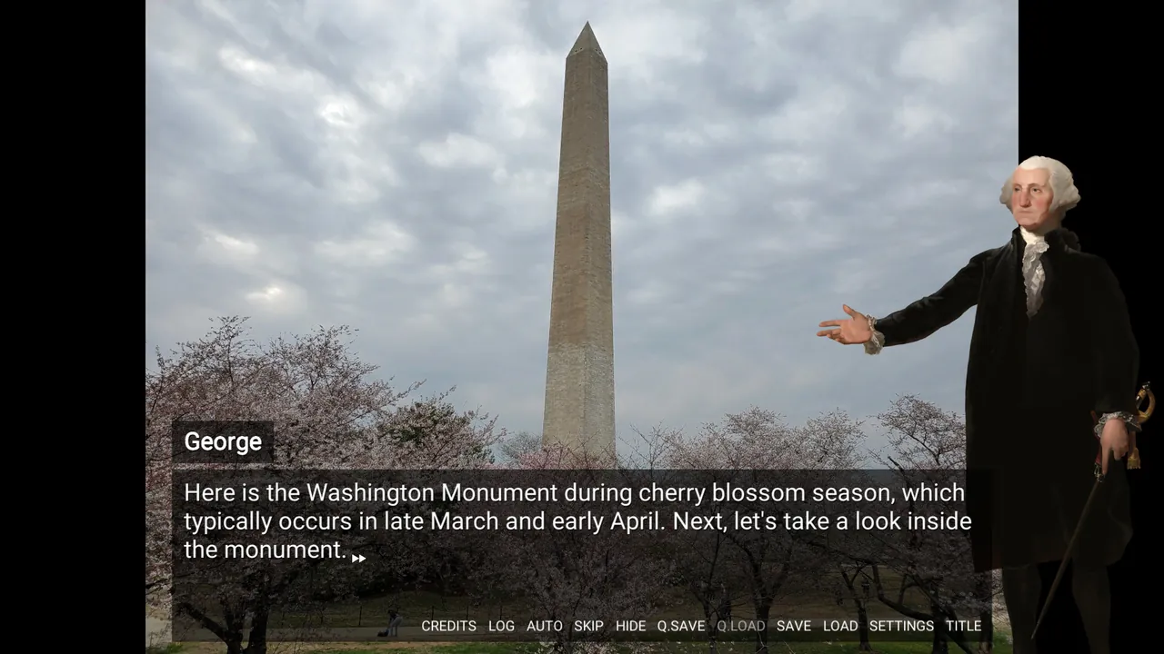 Important People of History: Presidents - George Washington — cena da história