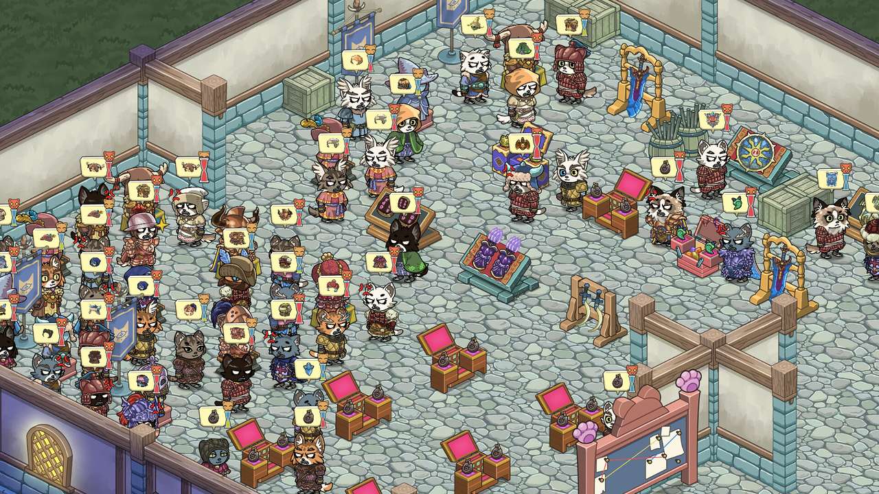 MeowCraft — combate no jogo