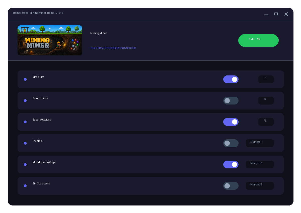 Mining Miner — combate no jogo