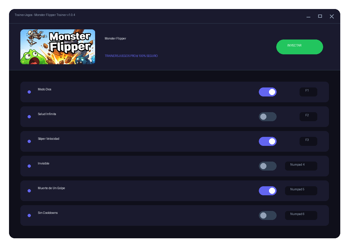 Monster Flipper — vista do cenário