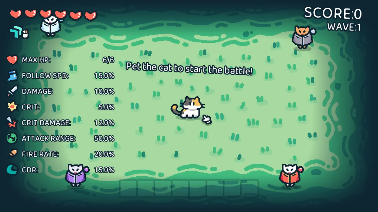 Pet the Cat — cena da história