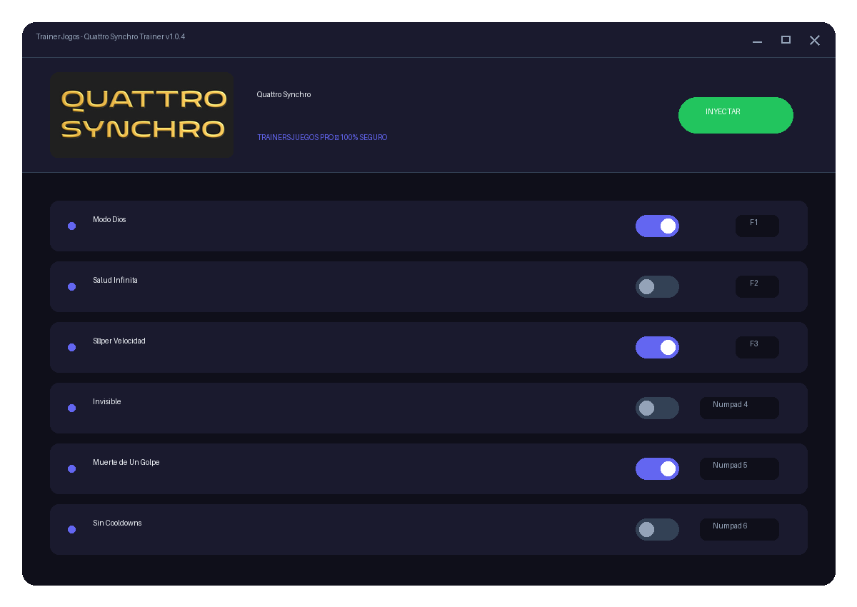 Quattro Synchro — gameplay
