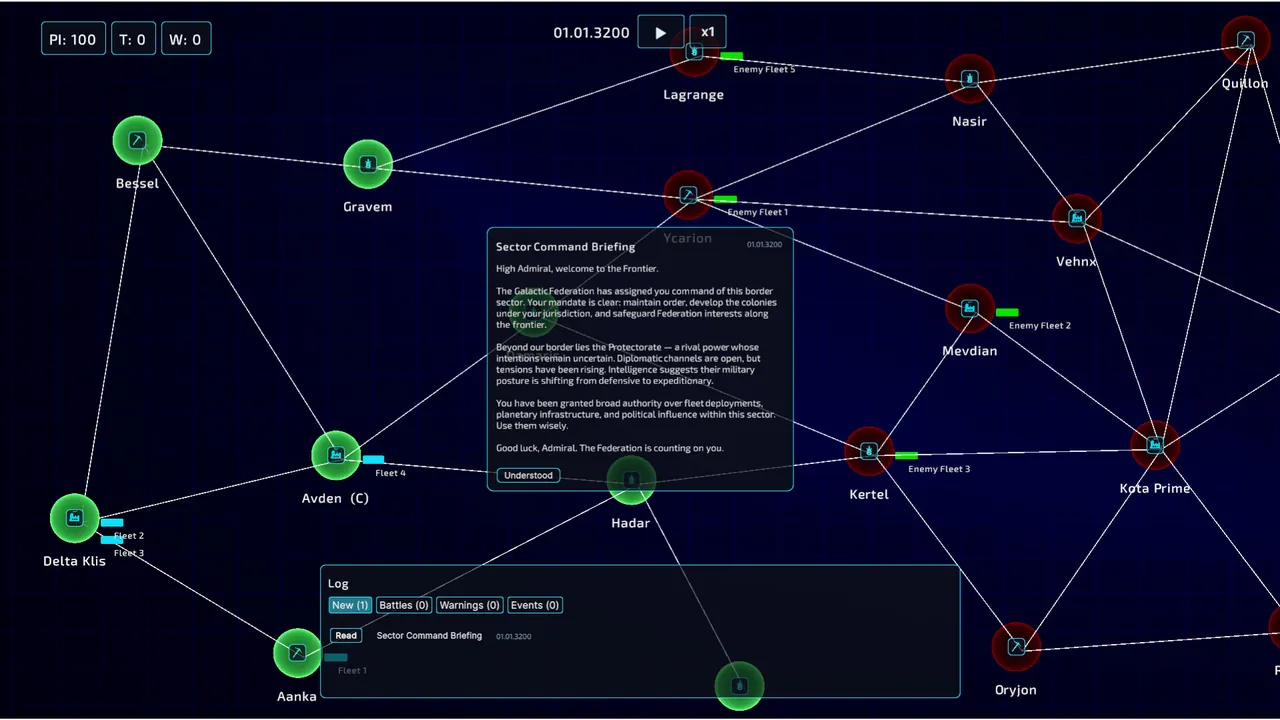 Space Fleet Logistics — combate no jogo