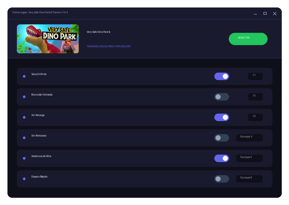 Very Safe Dino Park 🦖 — combate no jogo